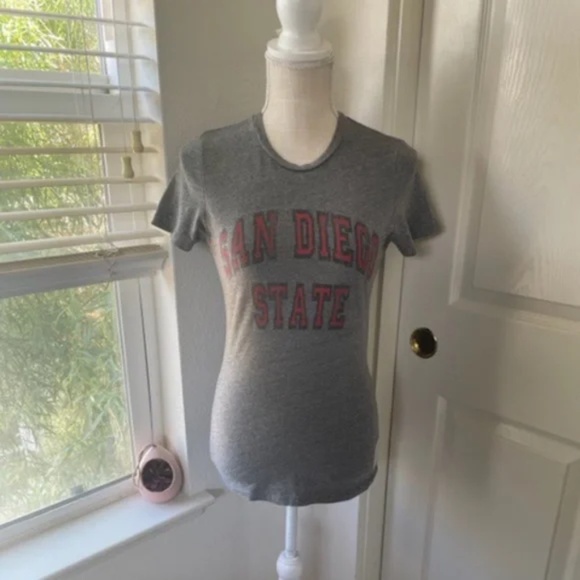 Original Retro Brand | San Diego State SDSU Aztecs Vintage Tri-Blend Tee, Size S - Picture 1 of 8